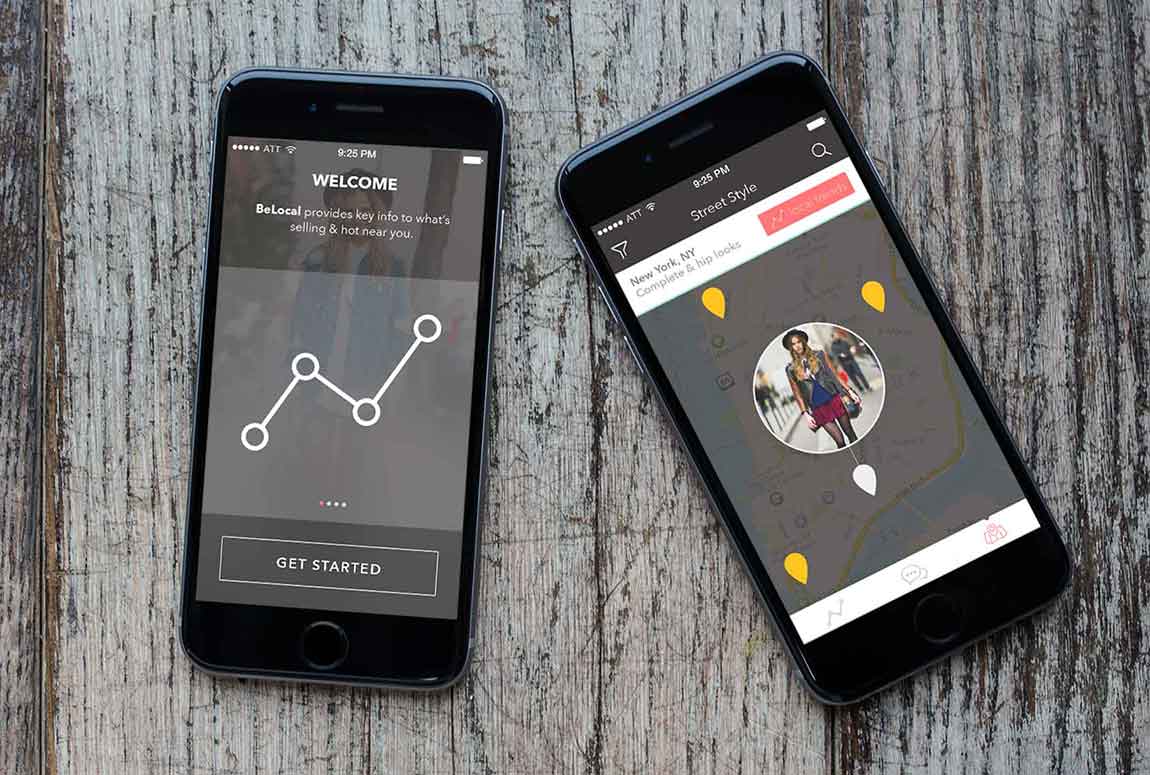 a mobile app for hyper local results
