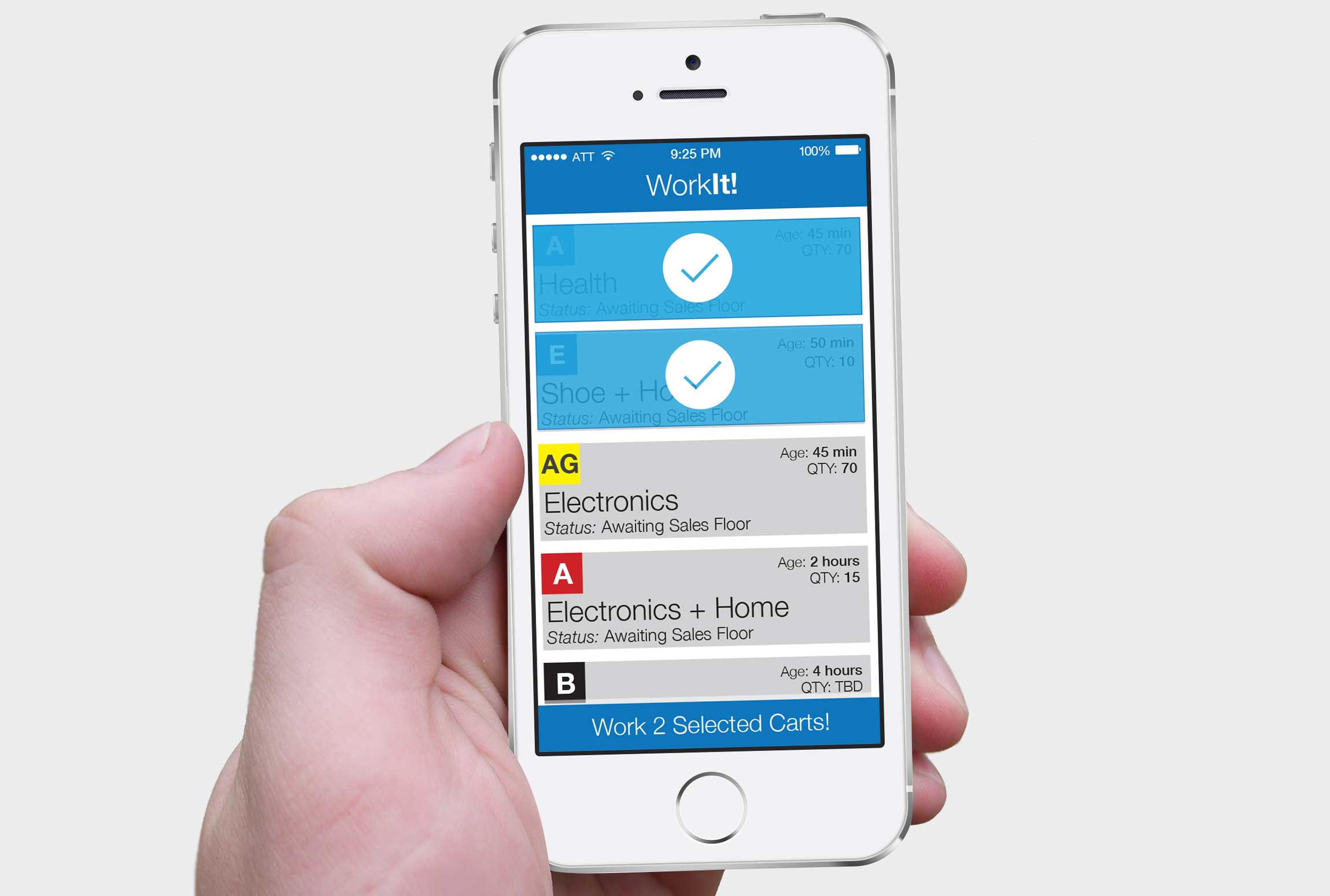 a native mobile app for efficient merchandise
